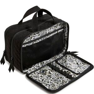 COPY - Vera Bradley Cotton Ultimate Travel Makeup Organizer Case, Black